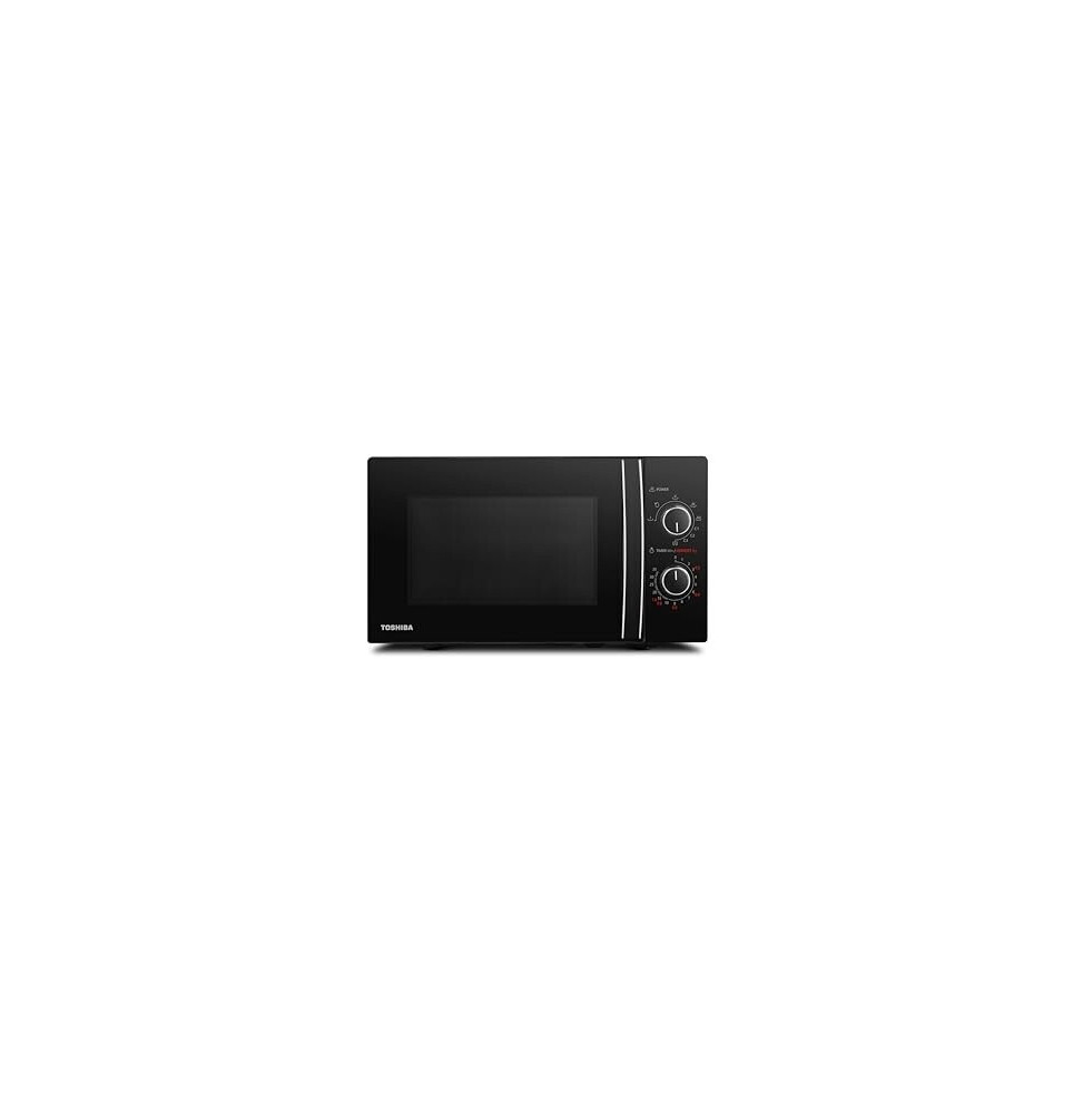 TOSHIBA MW-AG23P GRILL COMBINATO MICROONDE, potenza microonde 900 W, capacità 23 l, funzione grill 1050 W, Nero
