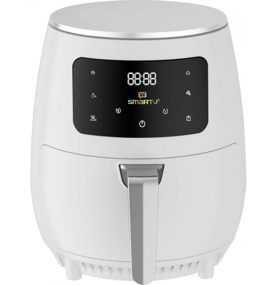 Friggitrice ad Aria 4.8L SMART·J , 1400W, Display Touch, 6 Programmi, Spegnimento Automatico