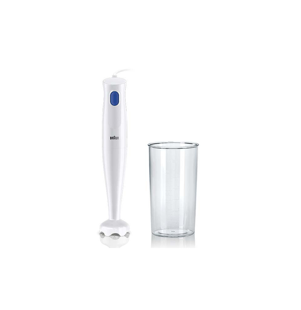 Braun Multiquick1 MQ10001P Frullatore a Immersione 450W con Bicchiere