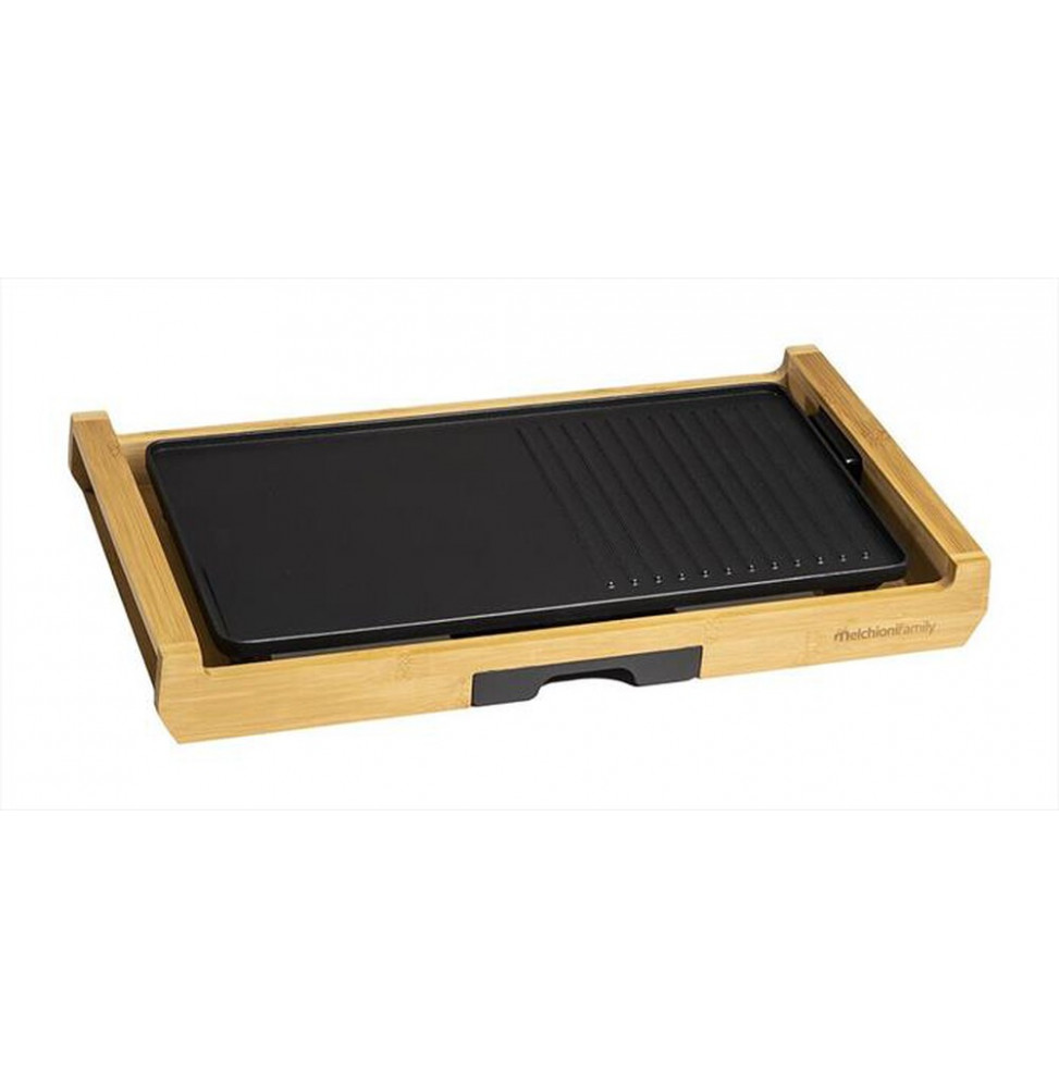 MELCHIONI FAMILY - Bistecchiera elettrica BAMBOO GRILL-nero