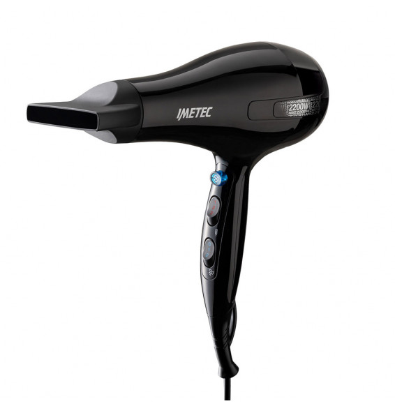 Imetec Asciugacapelli S6 2000, 2200W, 2 velocità, 3 temperature