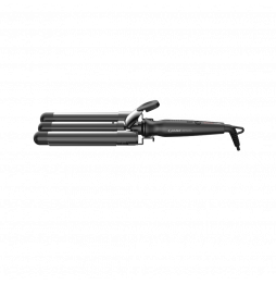 GAMA - Ferro per capelli TRIFERRO SALON CURL-Black