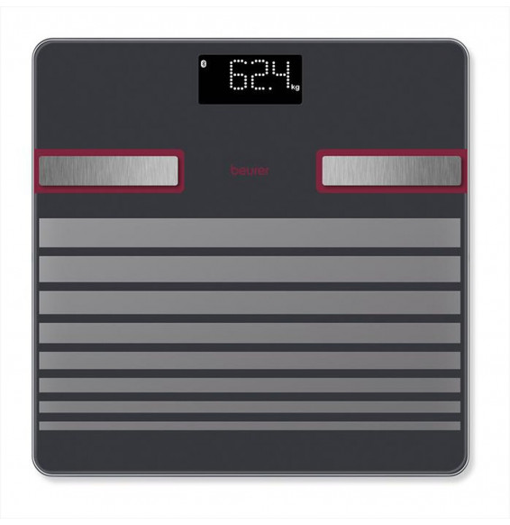 BEURER - Bilancia pesapersone BF 451-Nero e bordeaux