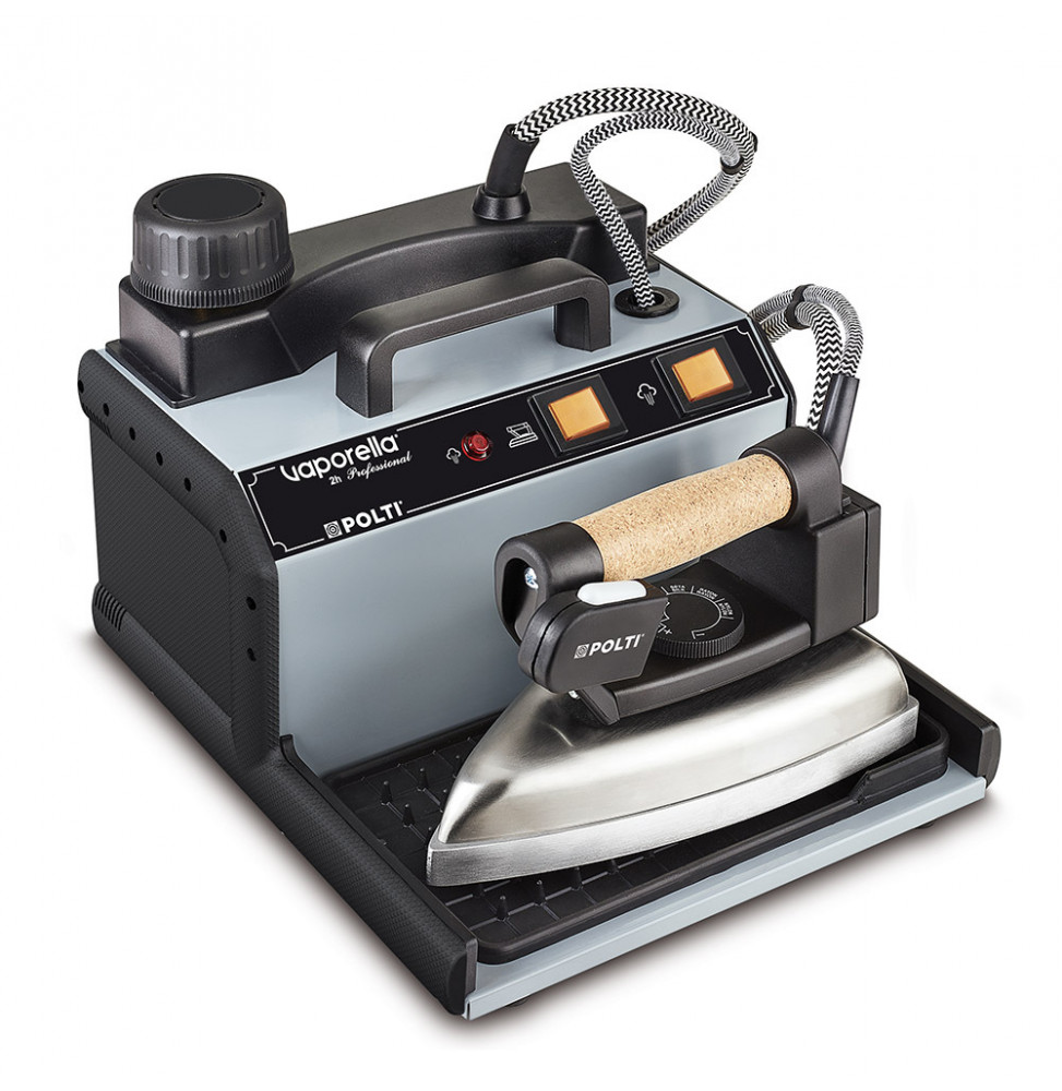 Polti Vaporella 2H Professional 1750 W 1,3 L Alluminio Nero, Grigio