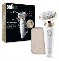BRAUN - Epilatore SILK-ÉPIL 9 9-011-BIANCO/ORO