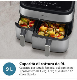 PHILIPS - FRIGGITRICE AD ARIA 9L COTTURA VAPORE
