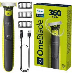 PHILIPS - Regolabarba OneBlade PRO 360 QP6542/15-Nero