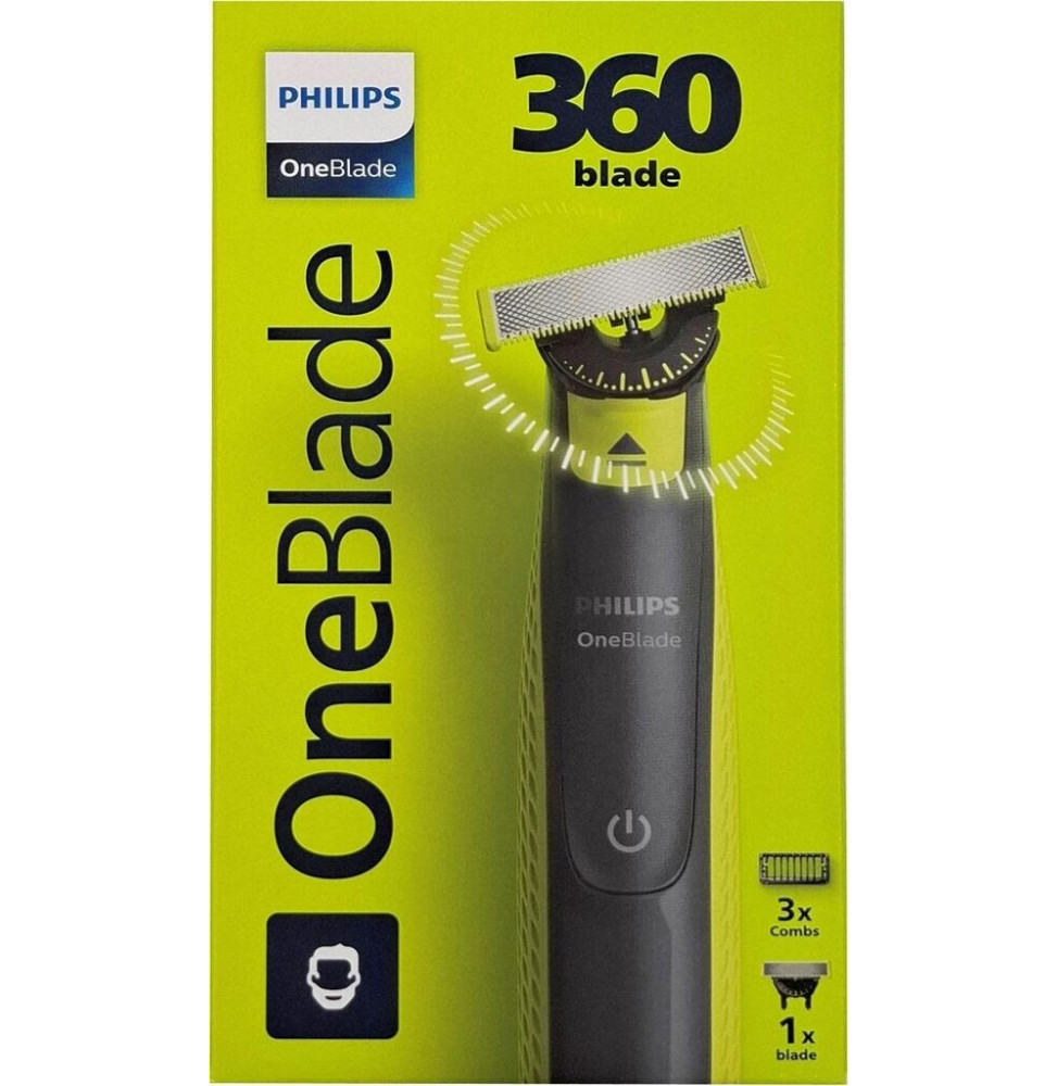 PHILIPS - Regolabarba OneBlade PRO 360 QP6542/15-Nero