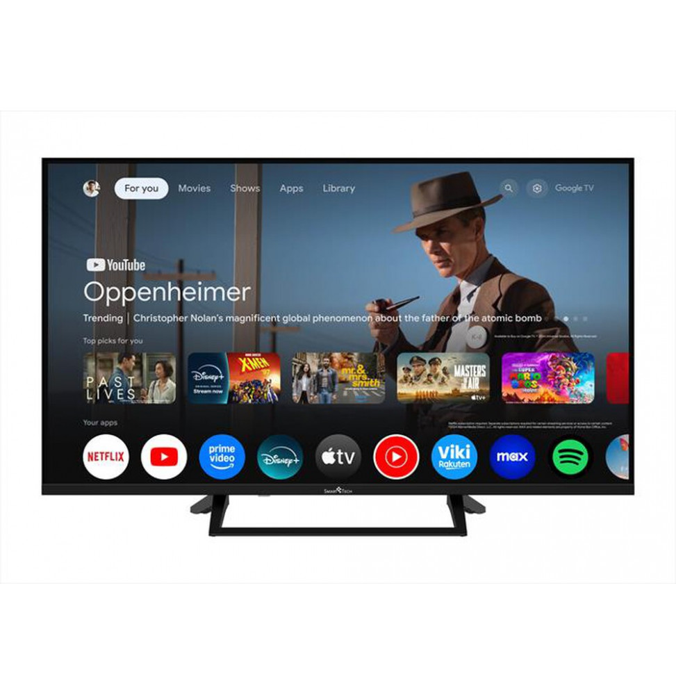 SMART TECH - Smart TV QLED FHD 40" 40QG01V-nero