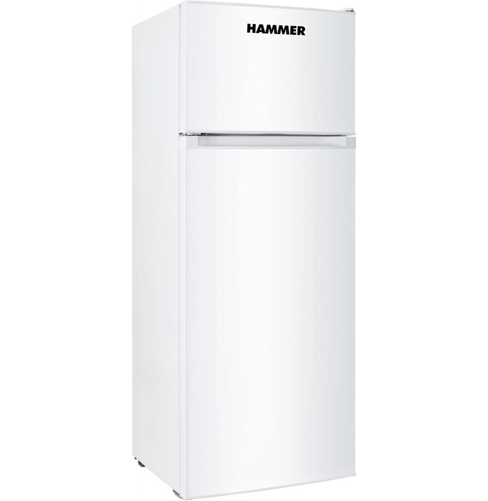 Hammer Frigorifero HAMBCD-212W, 2 Porte, 206 Litri, Classe E, Bianco