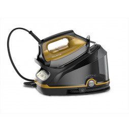 ROWENTA - DG7644 ompact Steam PRO Ferro da Stiro a Vapore-Nero e Giallo Stevens