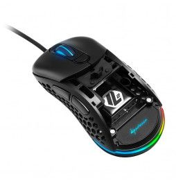 Mouse Gaming Sharkoon Light² 200 USB 16000DPI PixArt RGB - ultra-leggero nero