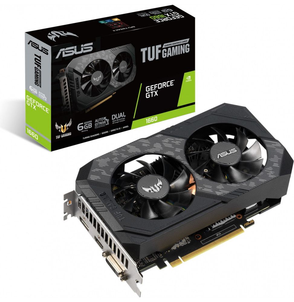 VGA Asus GeForce® GTX 1660 Ti 6GB TUF Gaming EVO OC