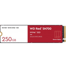 SSD WD RED SN700 250GB NAS NVME M.2 PCIe Express Gen3.0 x4 WDS250G1R0C