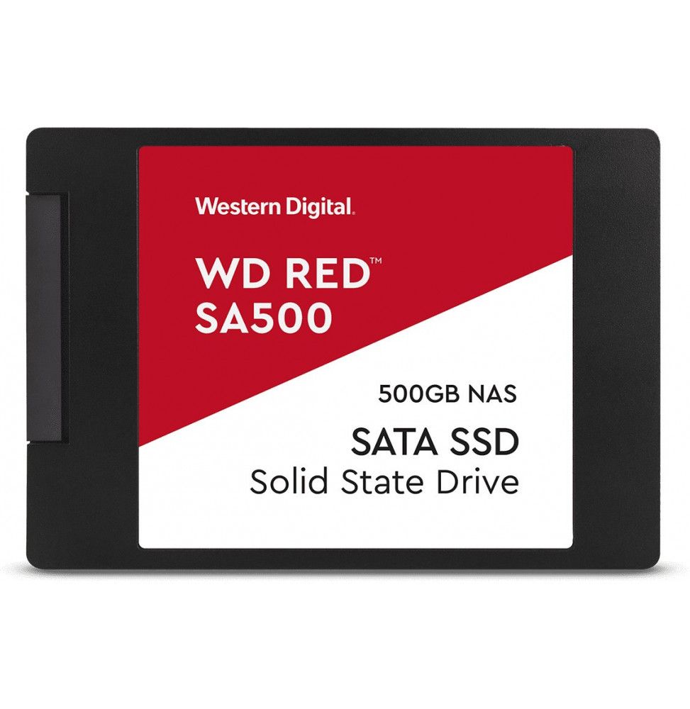SSD WD RED SA500 500GB NAS Sata3 2,5 7mm WDS500G1R0A 3D NAND