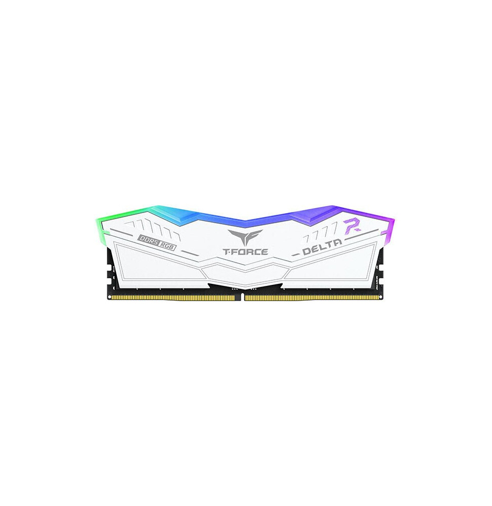 DDR5 32GB KIT 2x16GB PC 6400 Team T-Force Delta  RGB FF4D532G6400HC40BDC01 weiß
