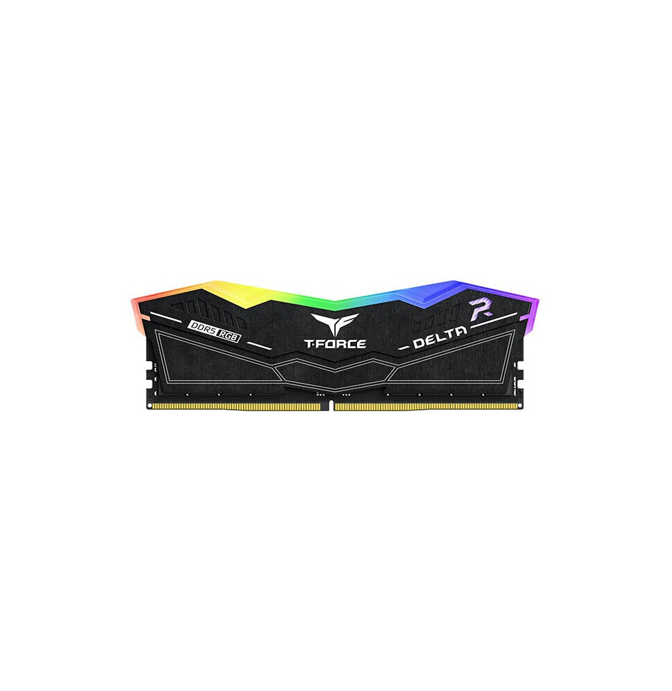 DDR5 32GB KIT 2x16GB PC 6400 Team T-Force Delta  RGB FF3D532G6400HC40BDC01 schwarz
