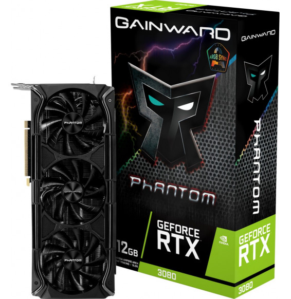 VGA Gainward GeForce® RTX 3080 12GB Phantom (LHR)