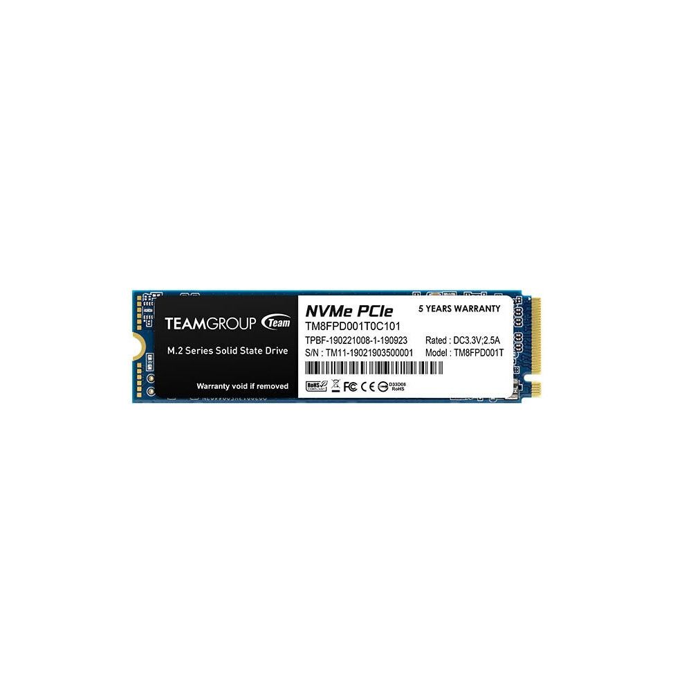 SSD Teamgroup 1TB MP33 PRO PCIe M.2 TM8FPD001T0C101 PCIe 3.0 x4 NVME