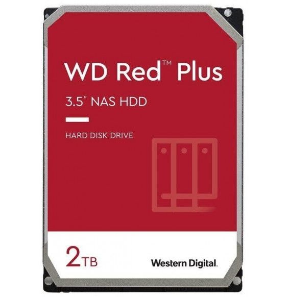 HDD WD Red Plus WD20EFZX 2TB/8,9/600 Sata III 128MB (D) (CMR)