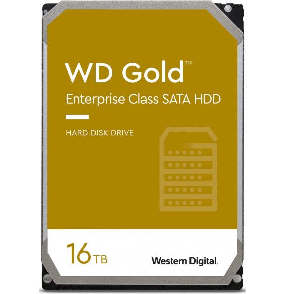 HDD WD Gold WD161KRYZ 16TB/600/72 Sata III 512MB (D)