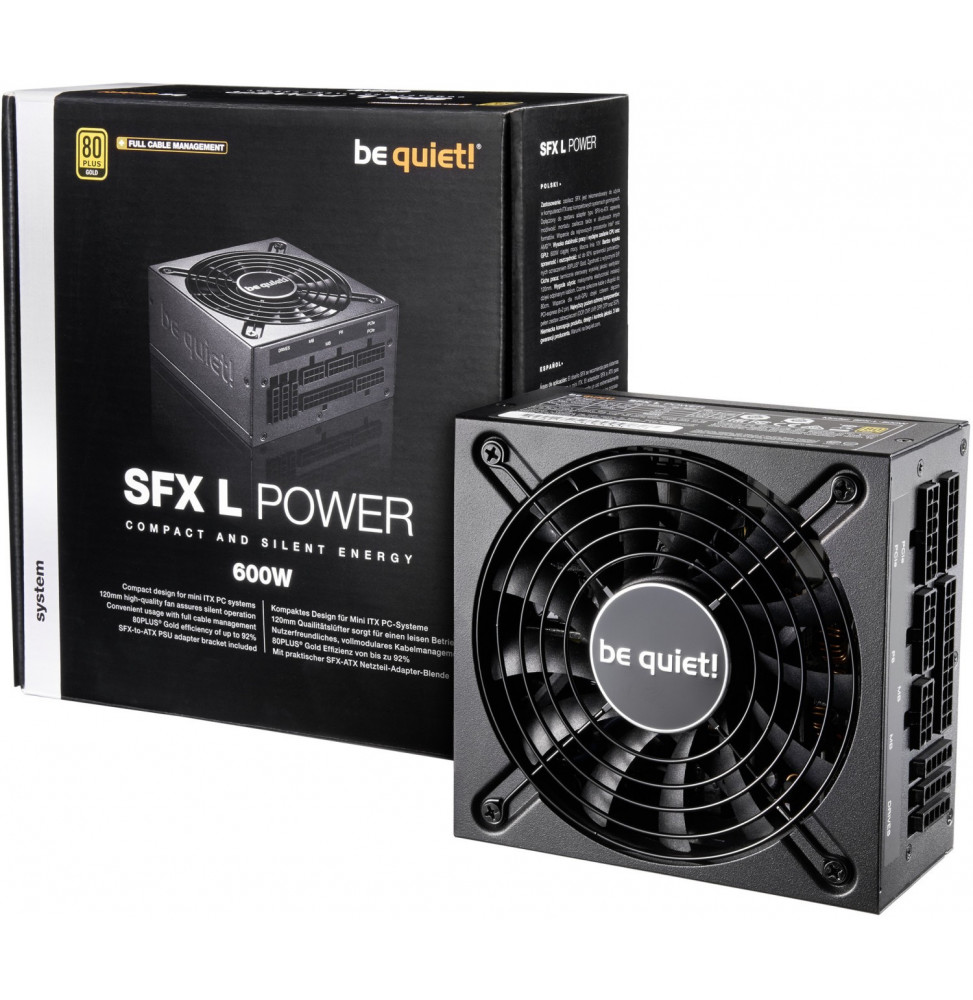 Power SupplyBe Quiet SFX-L POWER 600W