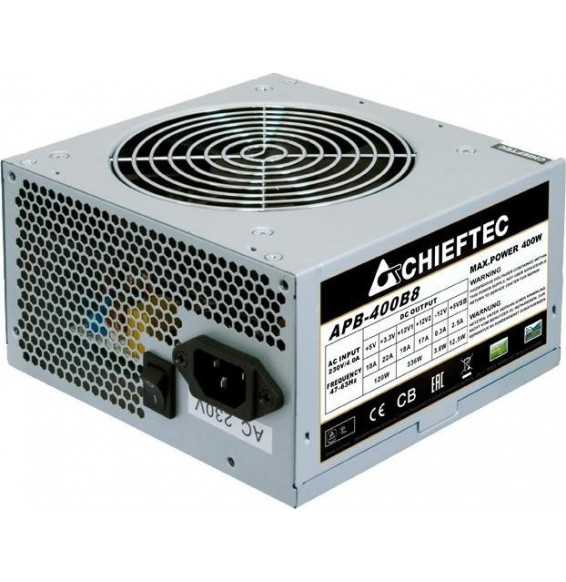 Power SupplyChieftec VALUE SERIES APB-400B8 400W - BULK