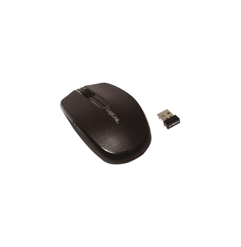 Mouse LogiLink 2,4 GHz Optische Mini Funk Maus, 1200 dpi, black (ID0114)