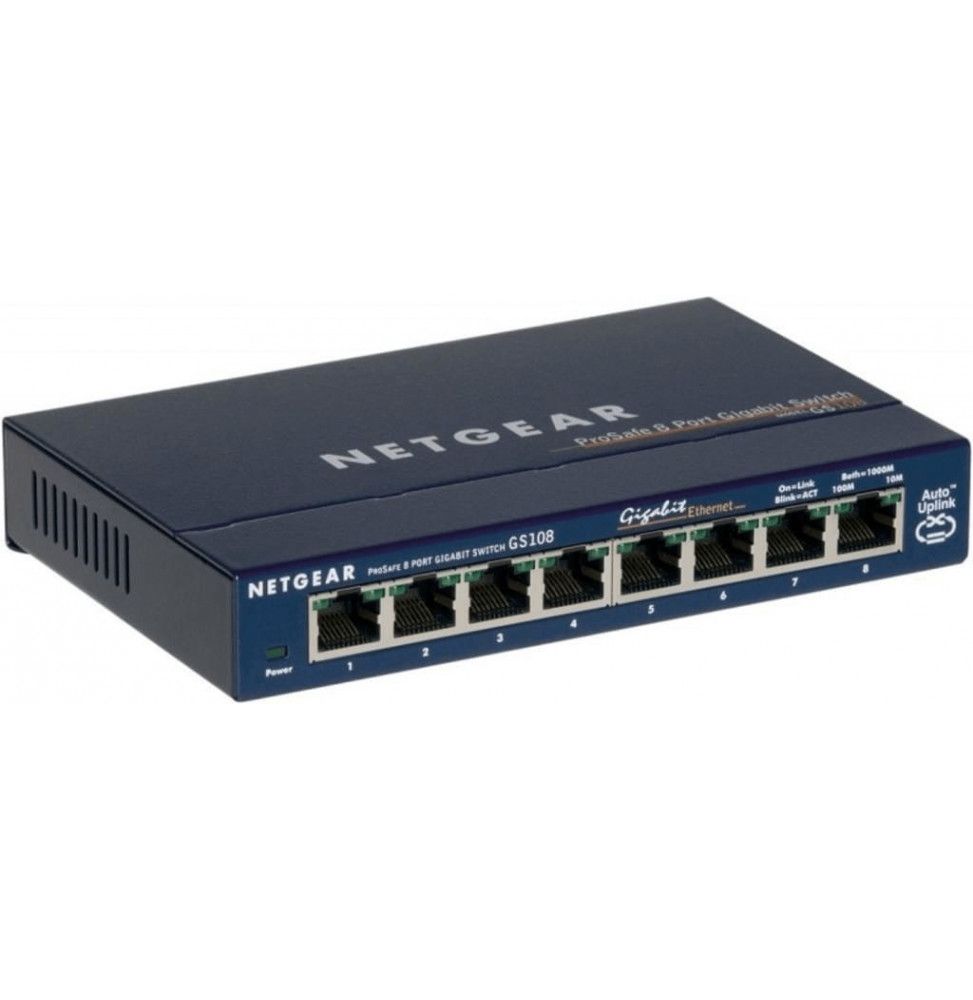 NETGEAR Switch Pro Safe 8-port 10/100/1000 GS108GE