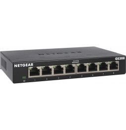 NETGEAR Switch 8-port 10/100/1000 GS308-300PES