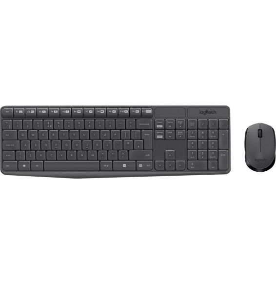 Keyboard & Mouse Logitech Wireless Combo MK235 (DE) (920-007905)
