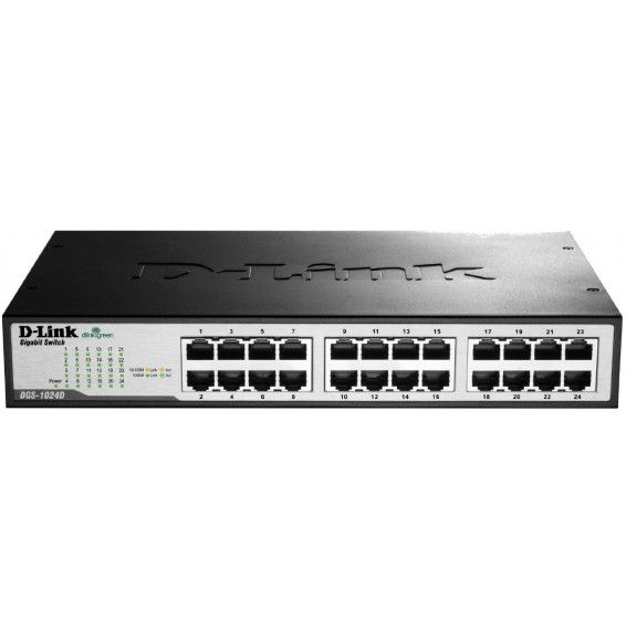 D-Link Switch 24-port 10/100/1000 DGS-1024D/E