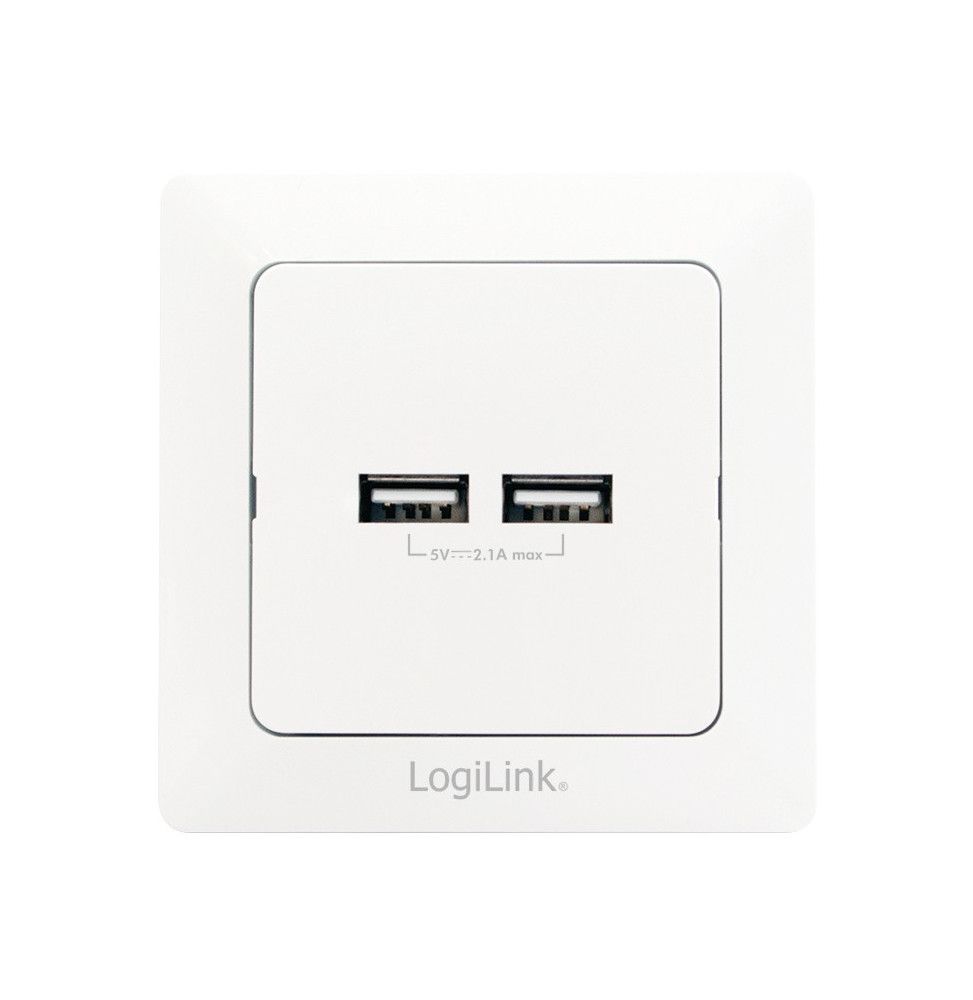 LogiLink Anschlussdose 2x USB - PA0163