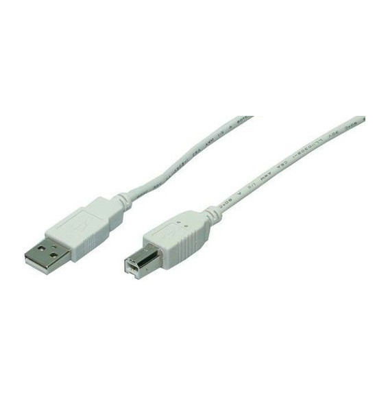 Kabel LogiLink USB 2.0 Kabel A-Stecker-B-Stecker grau 5m