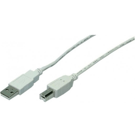 Kabel LogiLink USB 2.0 Kabel A-Stecker-B-Stecker grau 2m