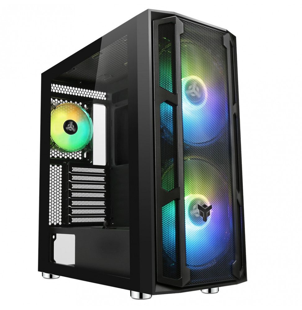 Case MAJES 20 Mesh EVO - Gaming Full Tower, 2x20cm ARGB fan, USB3, Front Mesh, Side Glass
