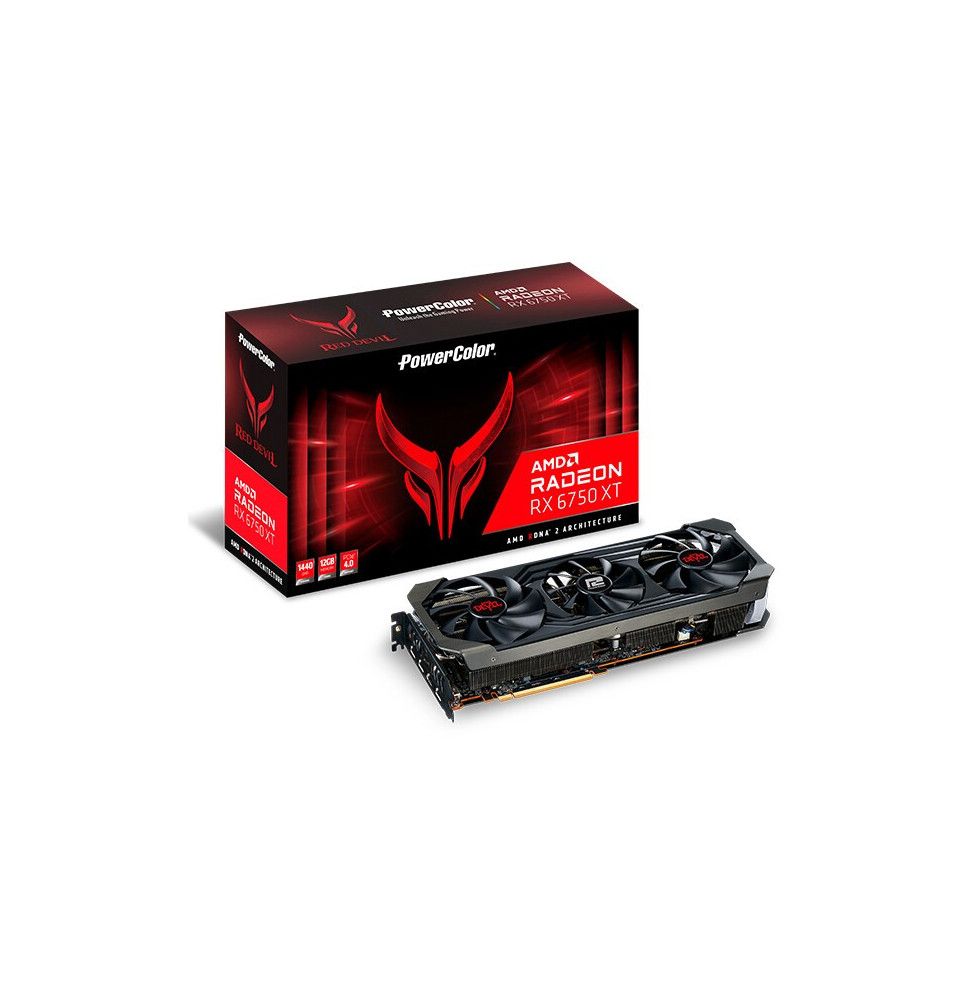 VGA PowerColor Radeon Red Devil RX 6750 XT 12GB GDDR6