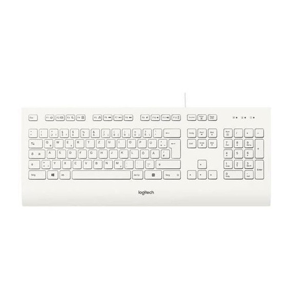 Keyboard Logitech K280e wired white (DE) (920-008319)