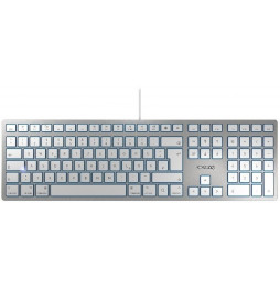 Keyboard Cherry KC 6000 FOR MAC slim wired silver (DE) (JK-1610DE-1)