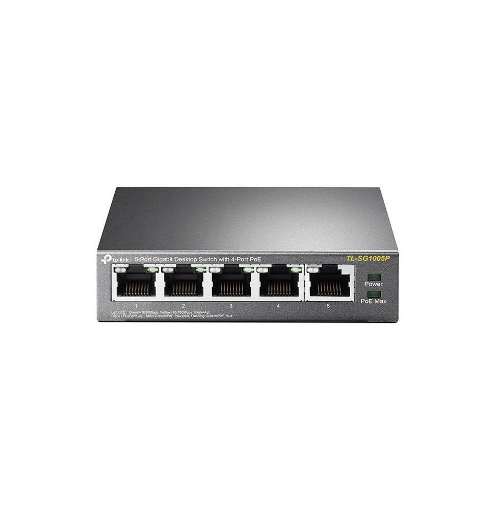 TP-Link Switcher Gigabit 4-port 10/100/1000 TL-SG1005P