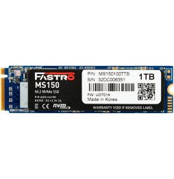 SSD Mega Fastro 1TB MS150 PCIe M.2 MS150100TTS PCIe 3.0 x4 NVME