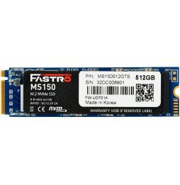 SSD Mega Fastro 512GB MS150 PCIe M.2 MS150512GTS PCIe 3.0 x4 NVME