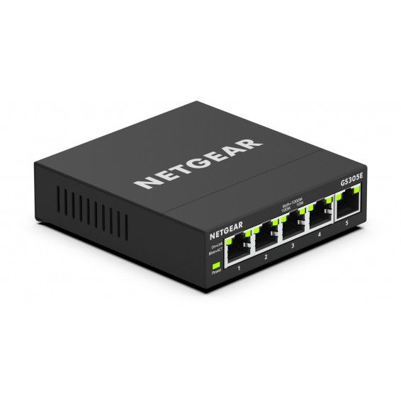 NETGEAR Switch Desktop 5-port 10/100/1000 GS305E-100PES