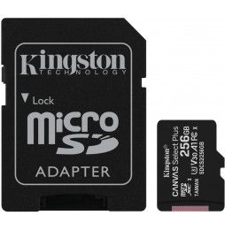 Micro SDXC 256GB Kingston Canvas Select Plus + Adapter SDCS2/256GB